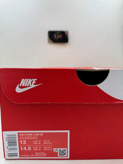 Nike Dunk Low 'Dusty Olive' | Size 13