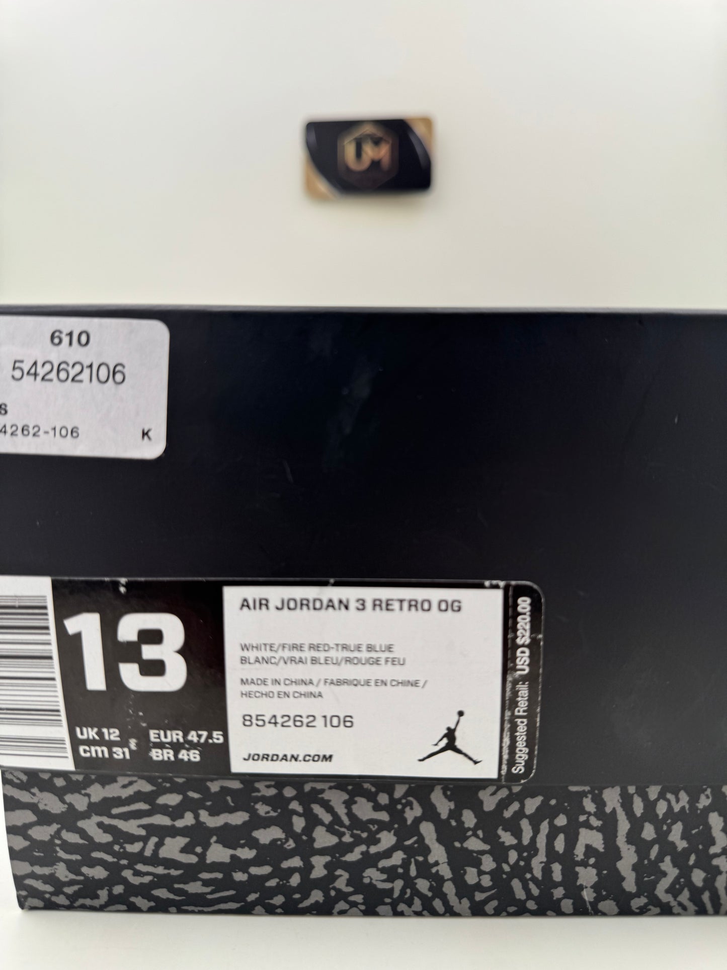 Jordan 3 ‘True Blue’ 2016 | Size 13