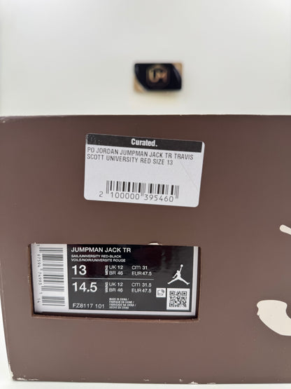 Travis Scott x Jordan Jumpman Jack TR 'University Red' | Size 13
