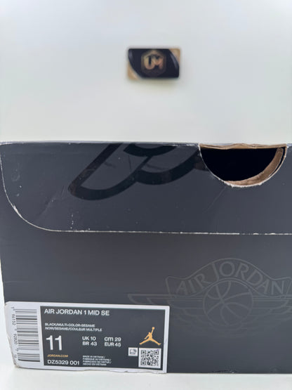 Jordan 1 Mid SE ‘Tartan Swoosh’ | Size 11