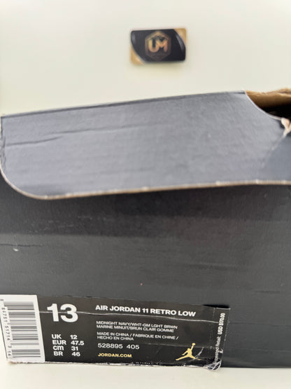 Jordan 11 Low ‘Navy Gum’ | Size 13