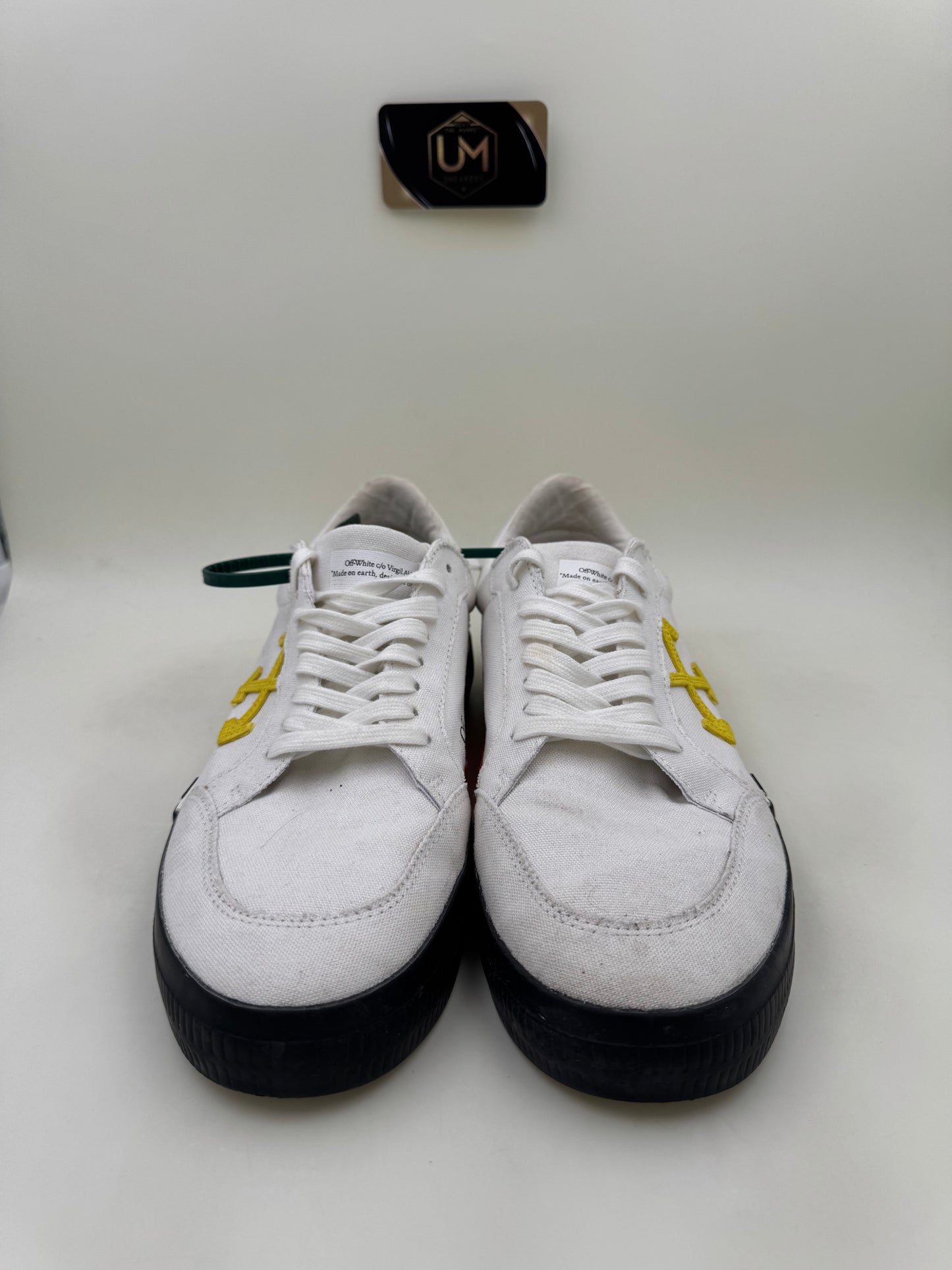 Off-White Vulc Sneaker ‘White Yellow Black’ | Size 45