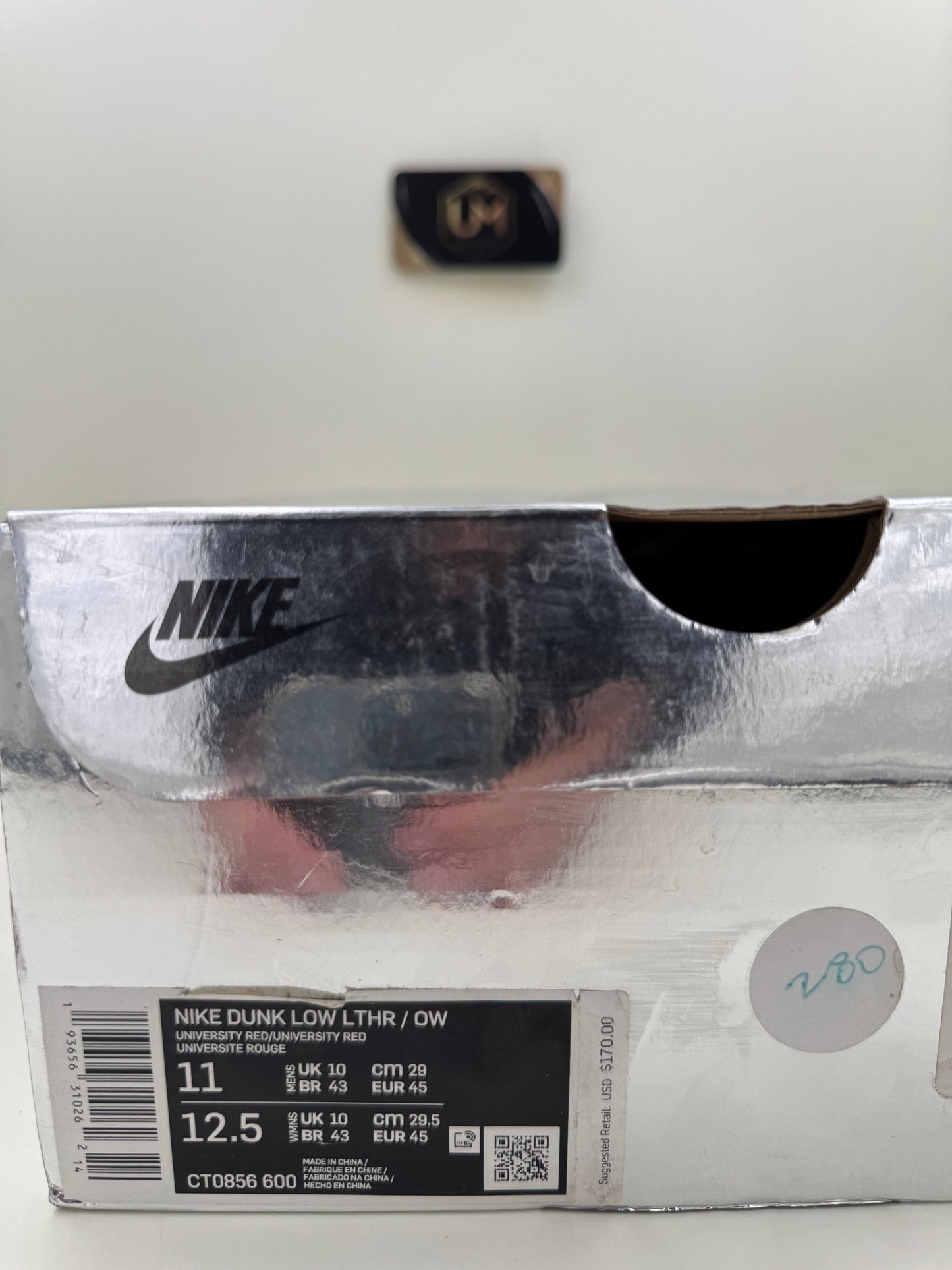 Off-White x Dunk Low ‘University Red’ | Size 11