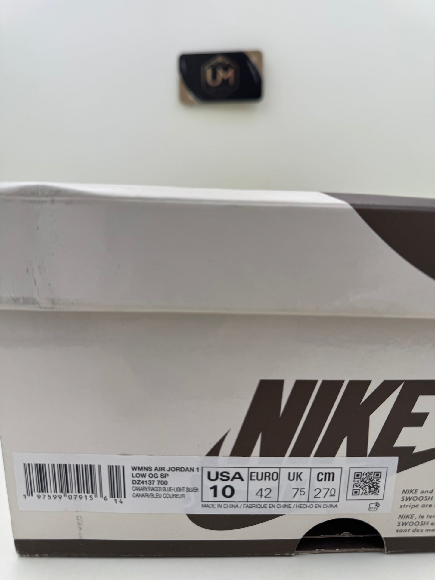 Travis Scott x Jordan 1 Low SP ‘Canary’ | Size 10W