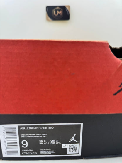 Jordan 12 ‘Stealth’ | Size 9