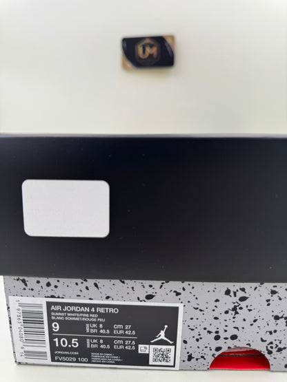 Jordan 4 ‘White Cement’ 2025 | Size 9