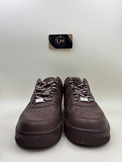 Supreme x Nike Air Force 1 Low ‘Box Logo - Baroque Brown’ | Size 9.5