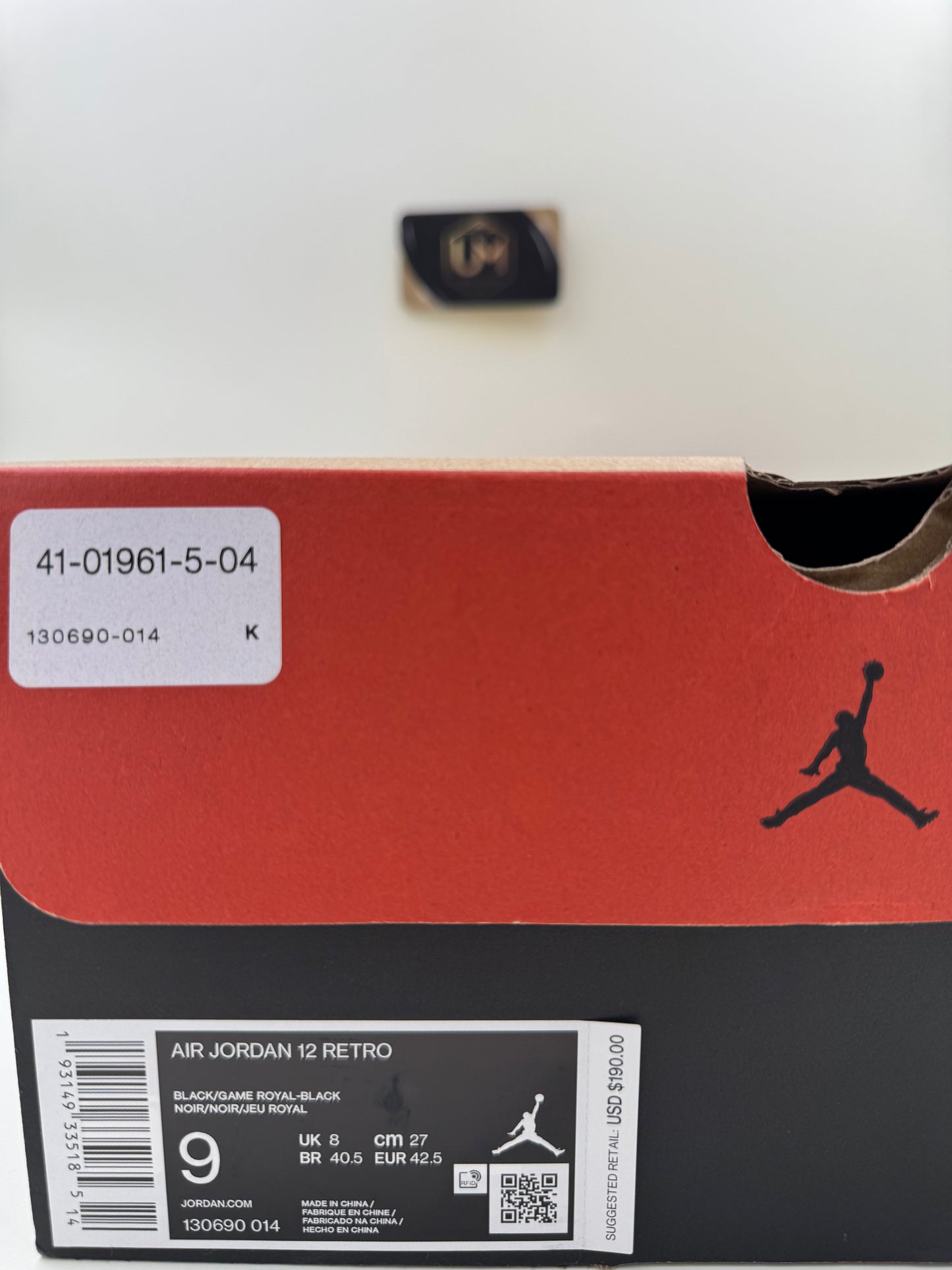 Jordan 12 ‘Game Royal’ | Size 9