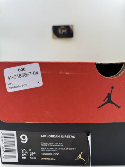 Jordan 12 ‘Gym Red’ | Size 9