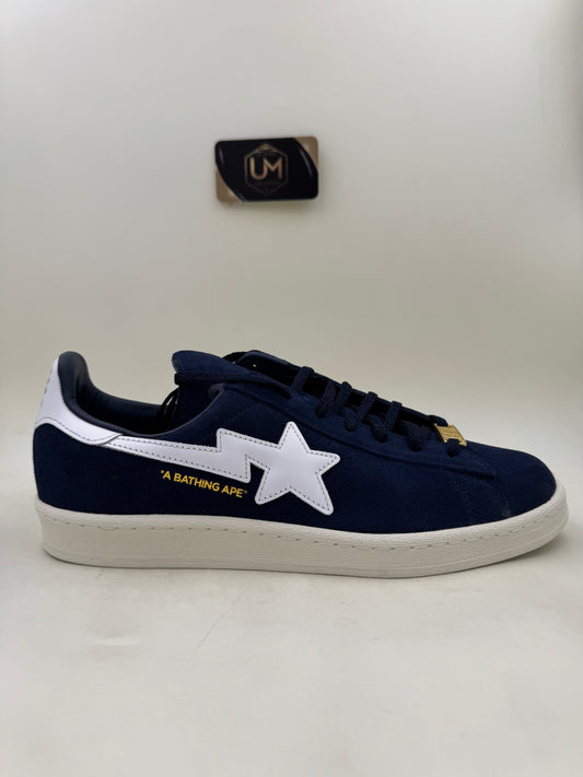 BAPE x adidas Campus 80s ‘30th Anniversary- Navy’ | Size 10