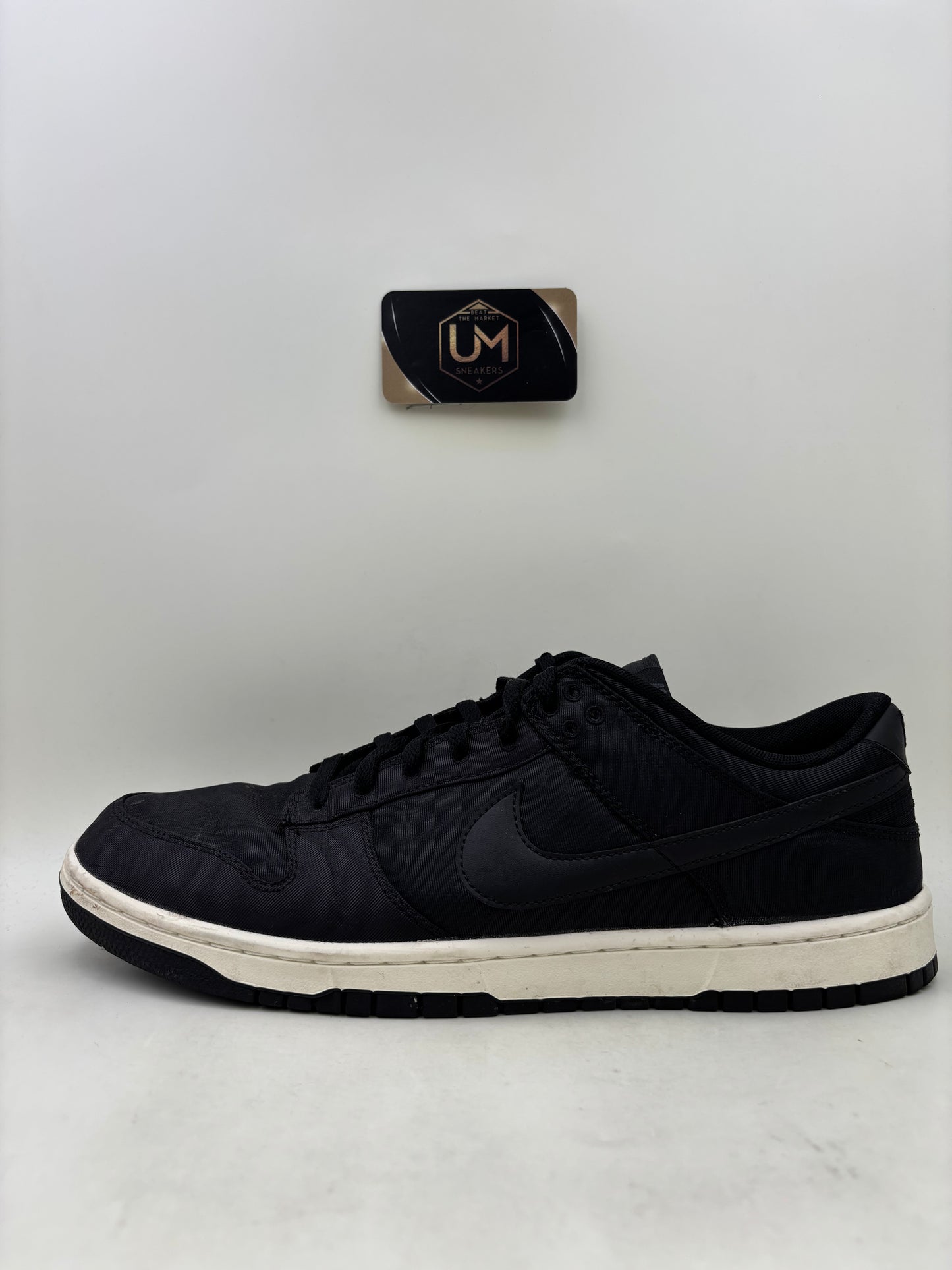 Nike Dunk Low ‘Black Canvas’ | Size 14