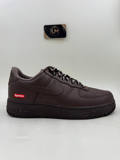 Supreme x Nike Air Force 1 Low ‘Box Logo - Baroque Brown’ | Size 8