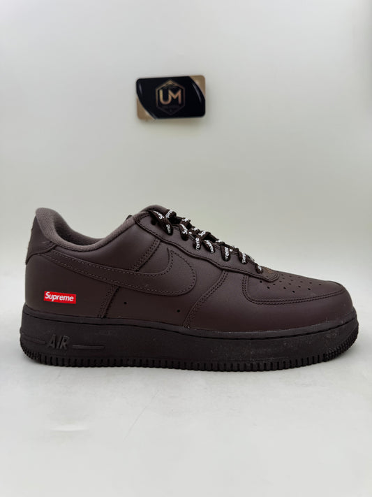 Supreme x Nike Air Force 1 Low ‘Box Logo - Baroque Brown’ | Size 8