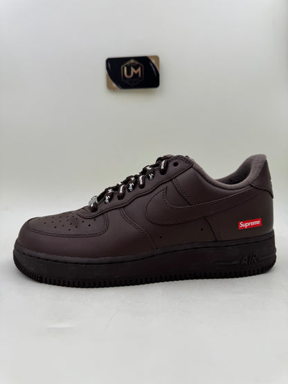 Supreme x Nike Air Force 1 Low ‘Box Logo - Baroque Brown’ | Size 8