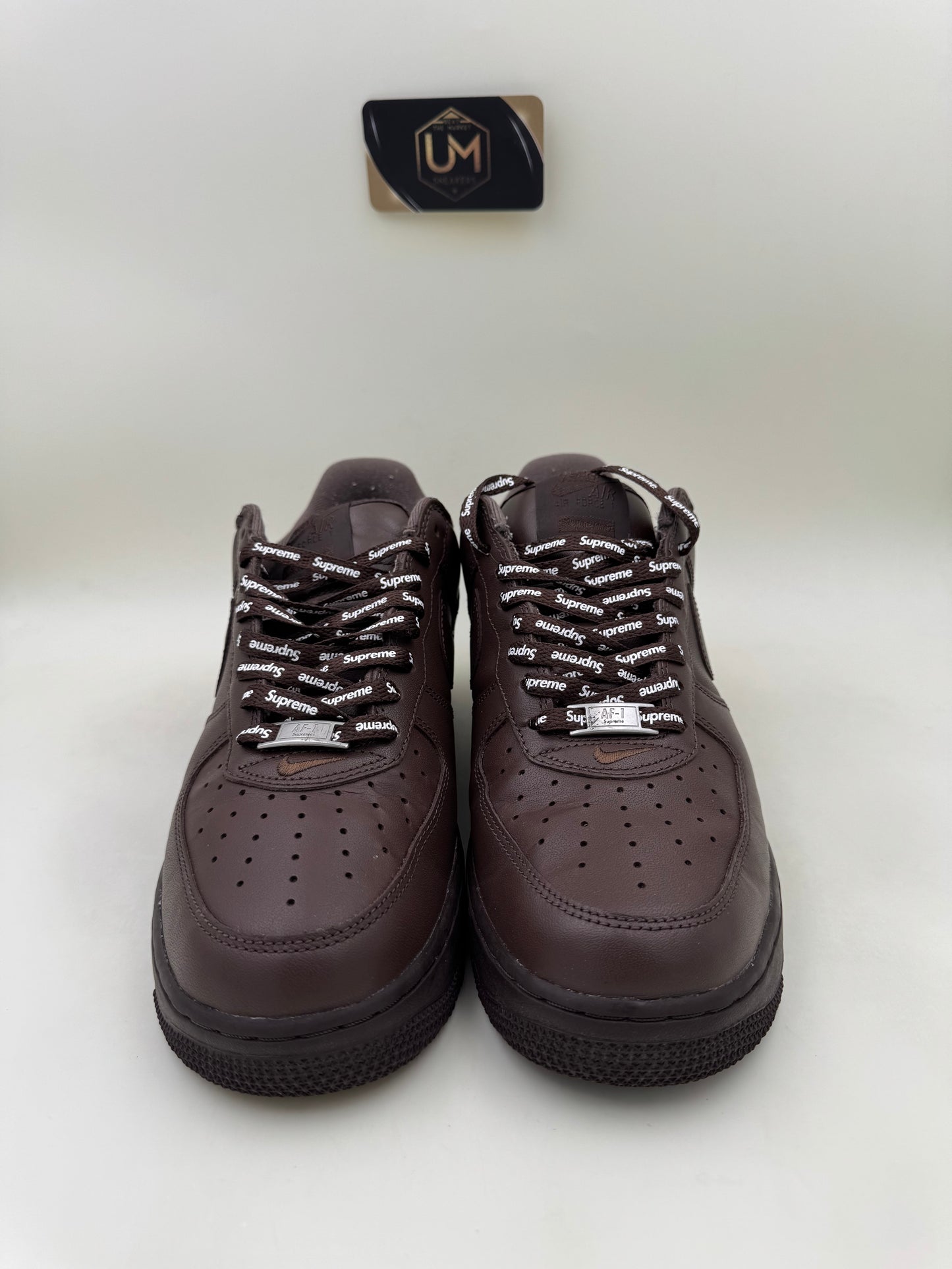 Supreme x Air Force 1 Low 'Box Logo - Baroque Brown' | Size 9
