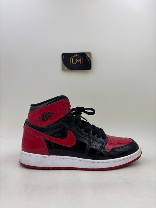 Jordan 1 High 'Patent Bred' | Size 7Y