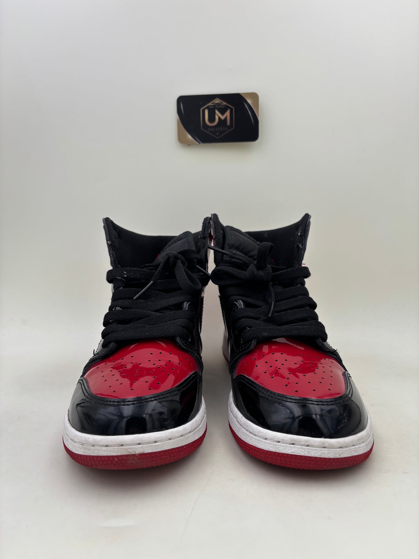 Jordan 1 High 'Patent Bred' | Size 7Y