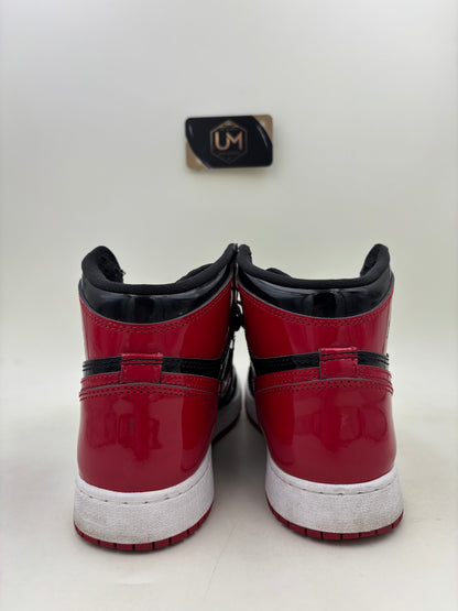 Jordan 1 High 'Patent Bred' | Size 7Y