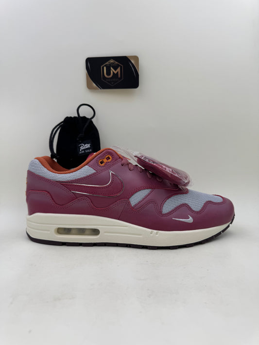 Patta x Nike Air Max 1 ‘Rush Maroon’ | Size 11