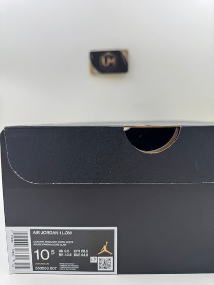 Jordan 1 Low 'Cardinal Red' | Size 10.5