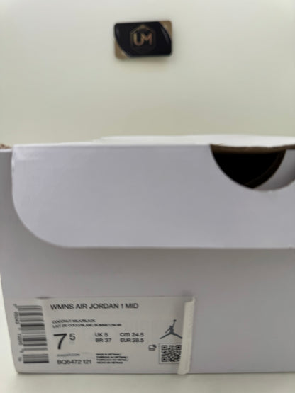 Jordan 1 Mid ‘Coconut Milk’ | Size 7.5W