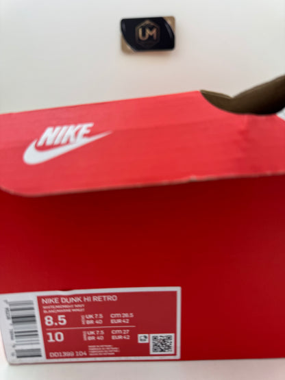 Nike Dunk High ‘Midnight Navy’ | Size 8.5