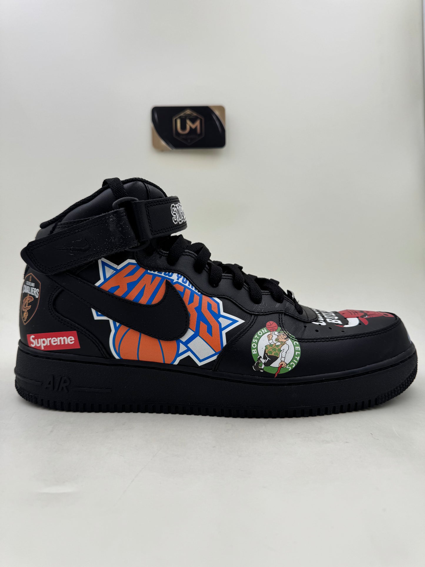 Supreme x NBA x Nike Air Force 1 Mid 07 ‘Black’ | Size 12