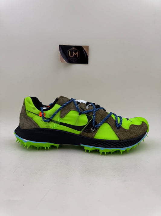 Off-White x Air Zoom Terra Kiger 5 ‘Athlete in Progress - Electric Green’ | Size 11