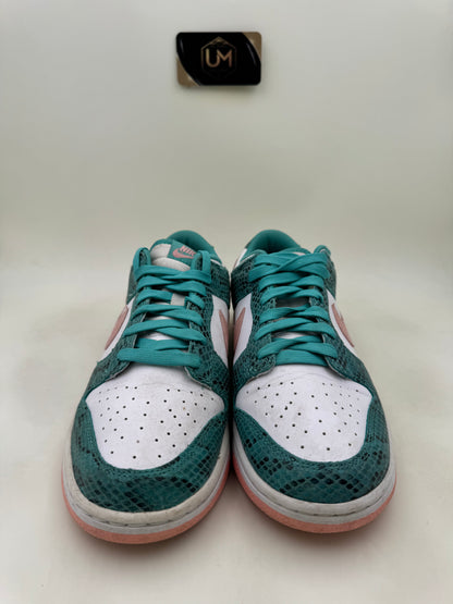 Nike Dunk Low ‘Washed Teal Snakeskin’ | Size 9.5