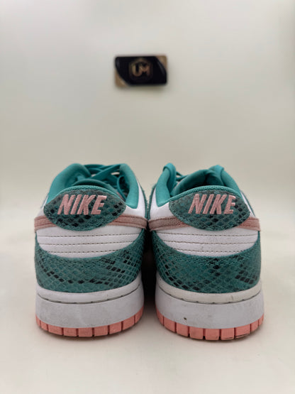 Nike Dunk Low ‘Washed Teal Snakeskin’ | Size 9.5