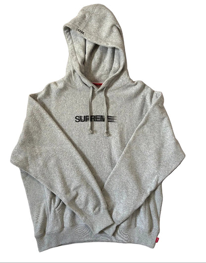 Supreme Motion Logo Hooded Sweatshirt (SS23) Grey | Size M