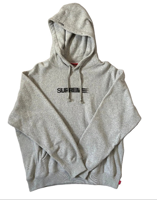 Supreme Motion Logo Hooded Sweatshirt (SS23) Grey | Size M