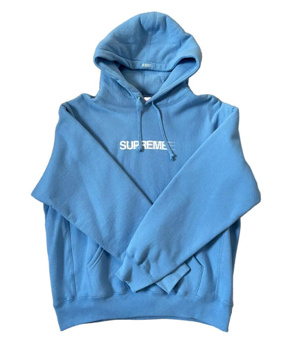 Supreme Motion Logo Hooded Sweatshirt (SS23) Light Blue | Size M