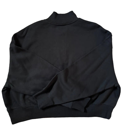 Nike Women's Phoenix Fleece Oversized 1/2-zip Crop Fleece Sweatshirt | Size XL
