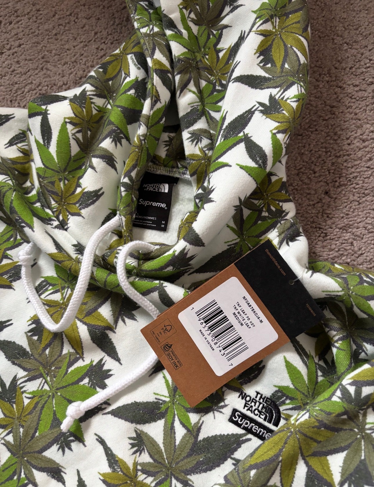 Supreme The North Face Leaf Hoodie & Sweat Suit | Size Medium