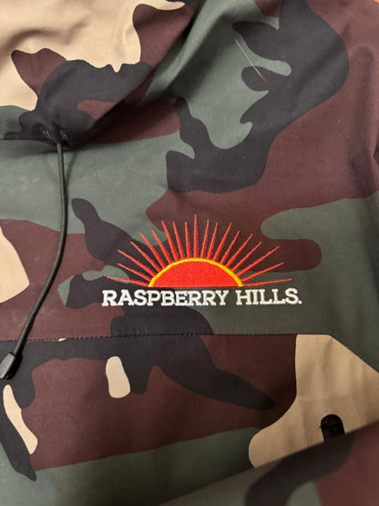 GV Gallery x Raspberry Hills Green Camo Jacket | Size Small