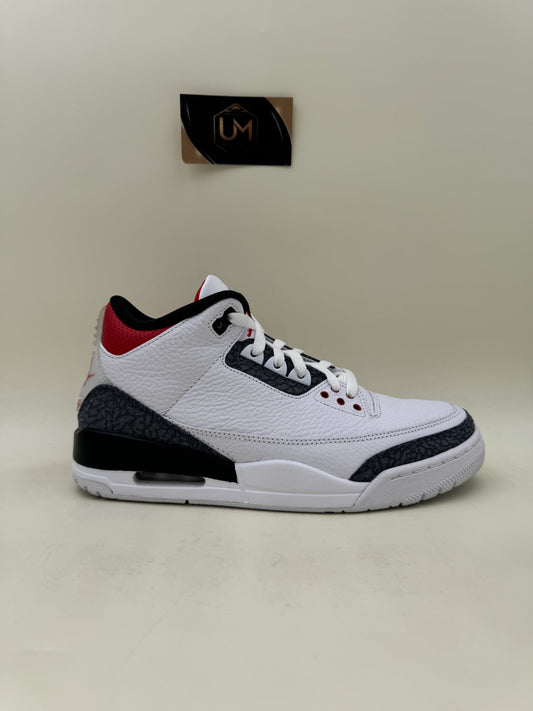 Jordan 3 Denim SE 'Fire Red' | Size 9