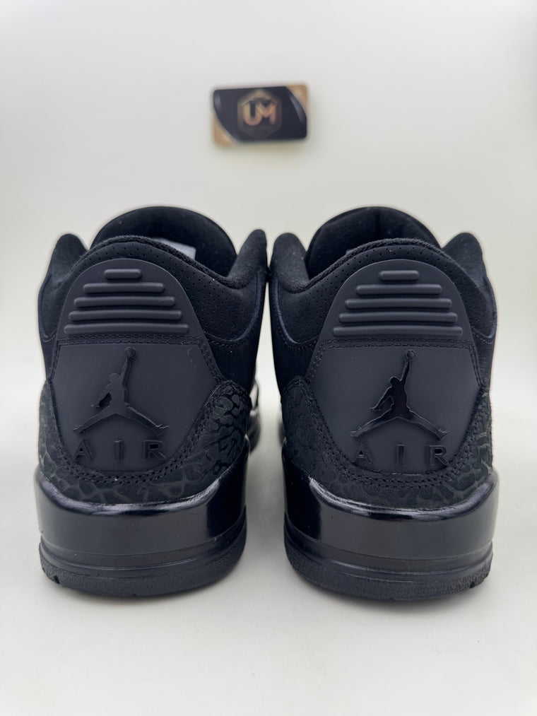 Jordan 3 'Black Cat' 2025