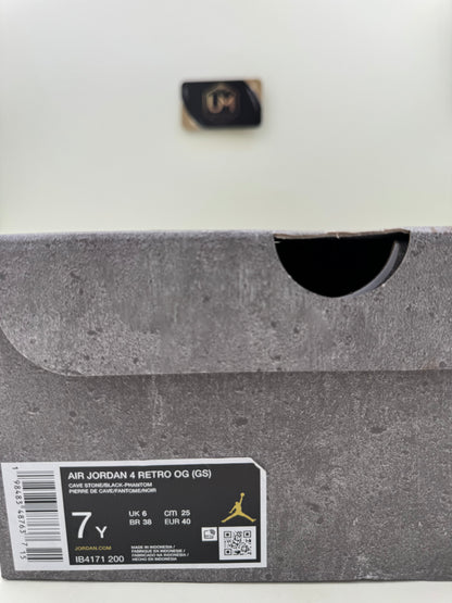 Jordan 4 ‘Cave Stone’ | Size 7Y
