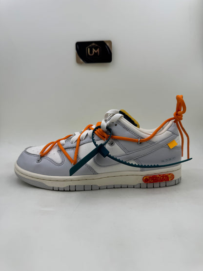 Off-White x Nike Dunk Low ‘Lot 44 of 50’ | Size 8