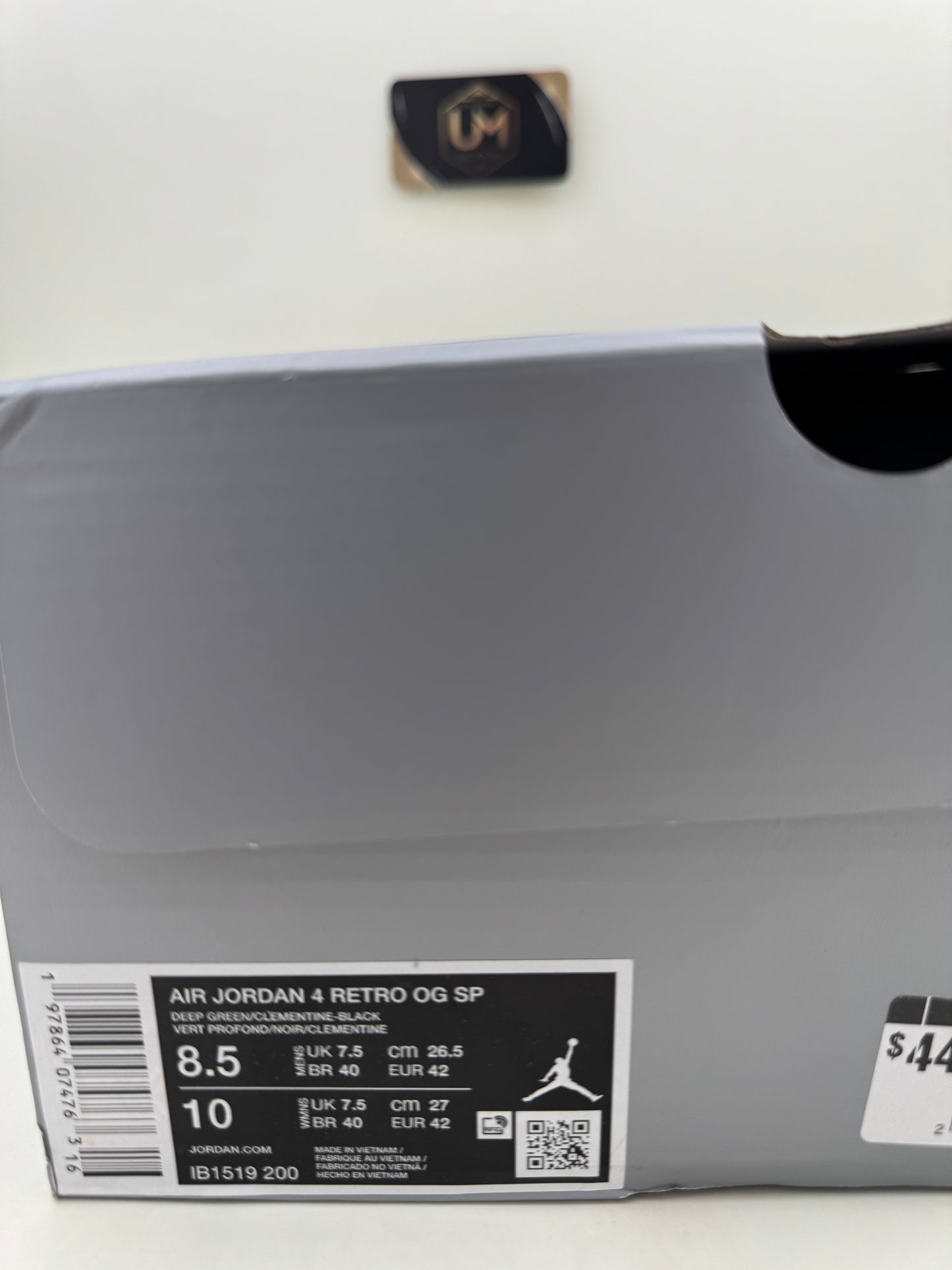 Undefeated x Jordan 4 2025 | Size 8.5