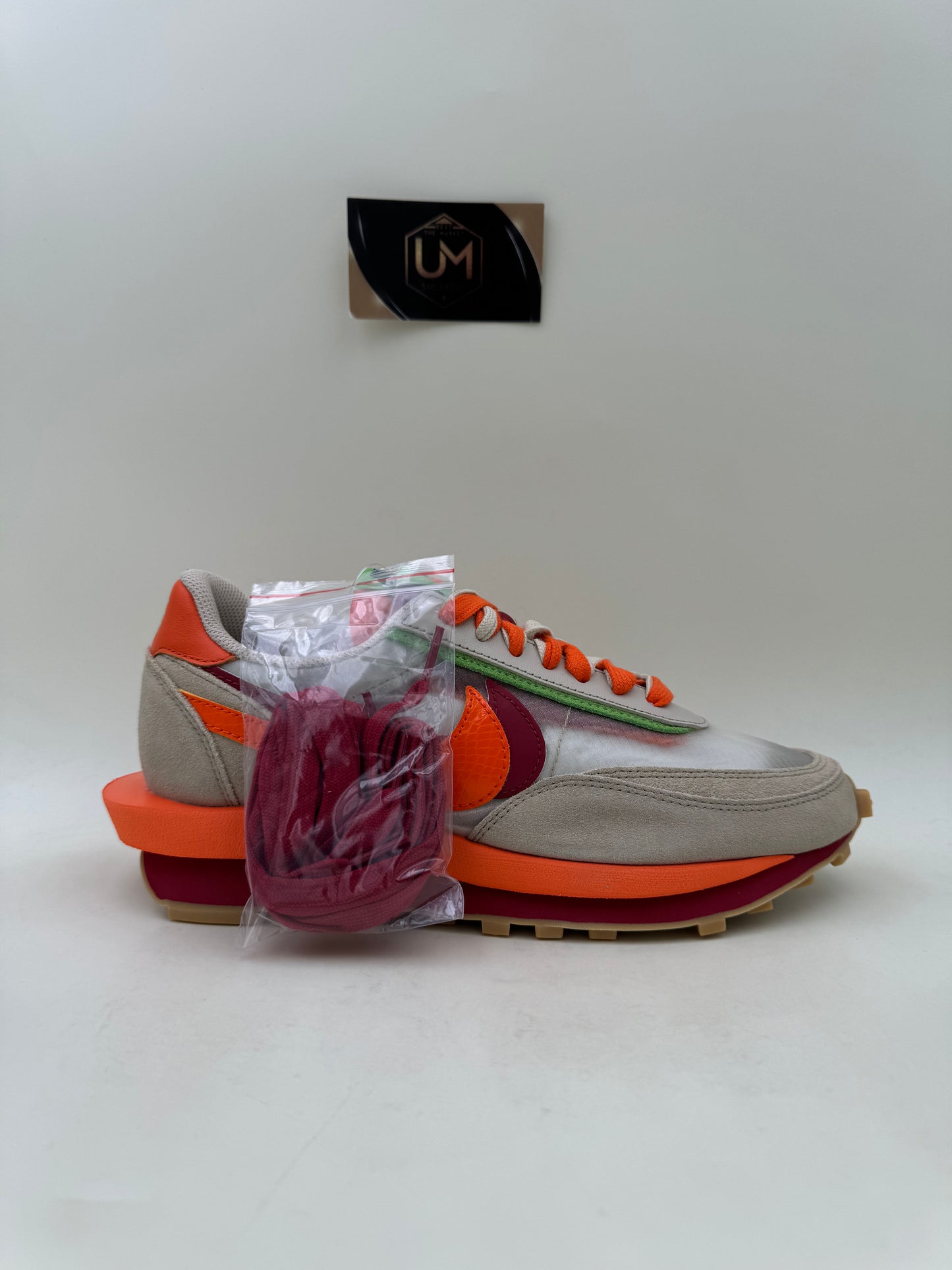 sacai x Clot x LDWaffle 'Net Orange Blaze' | Size 8.5