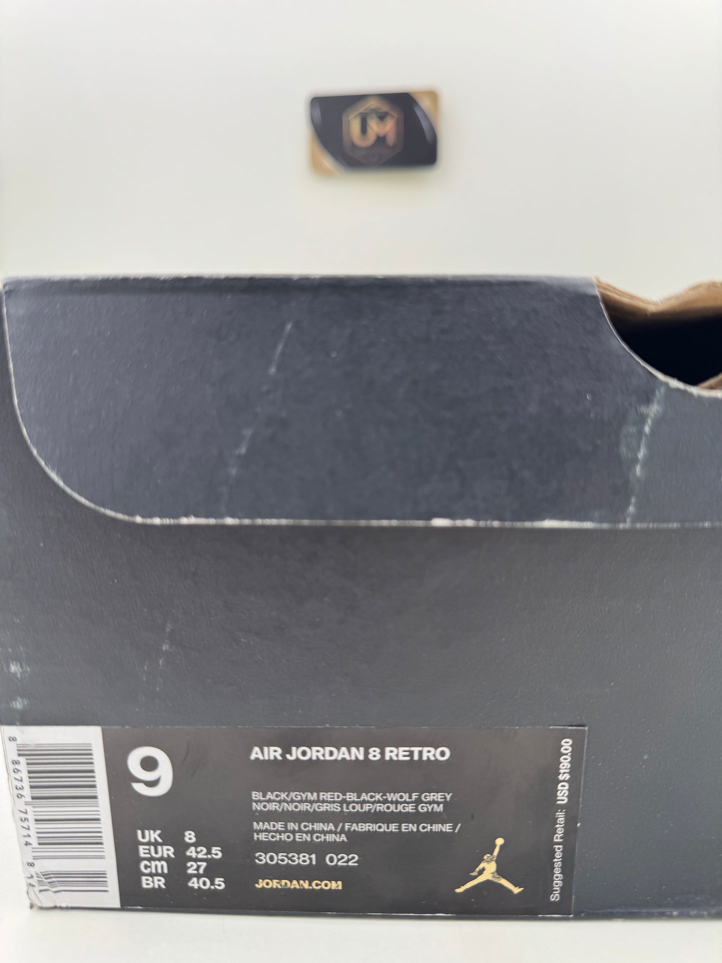 Jordan 8 ‘Bred’ | Size 9