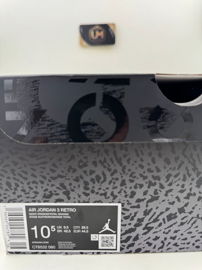 Jordan 3 ‘Fear’ 2023 | Size 10.5