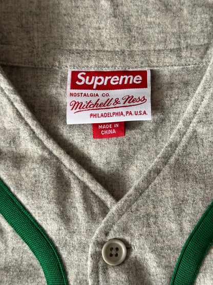 Supreme Mitchel & Ness Wool Baseball Jersey | Size XL