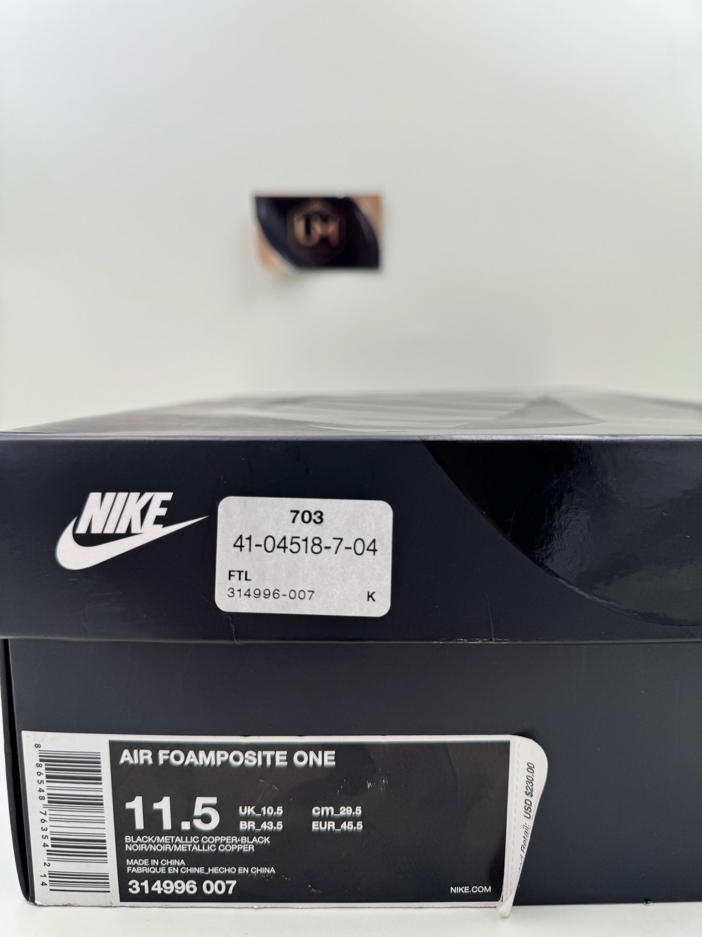 Nike Foamposite One ‘Copper’ 2017 | Size 11.5