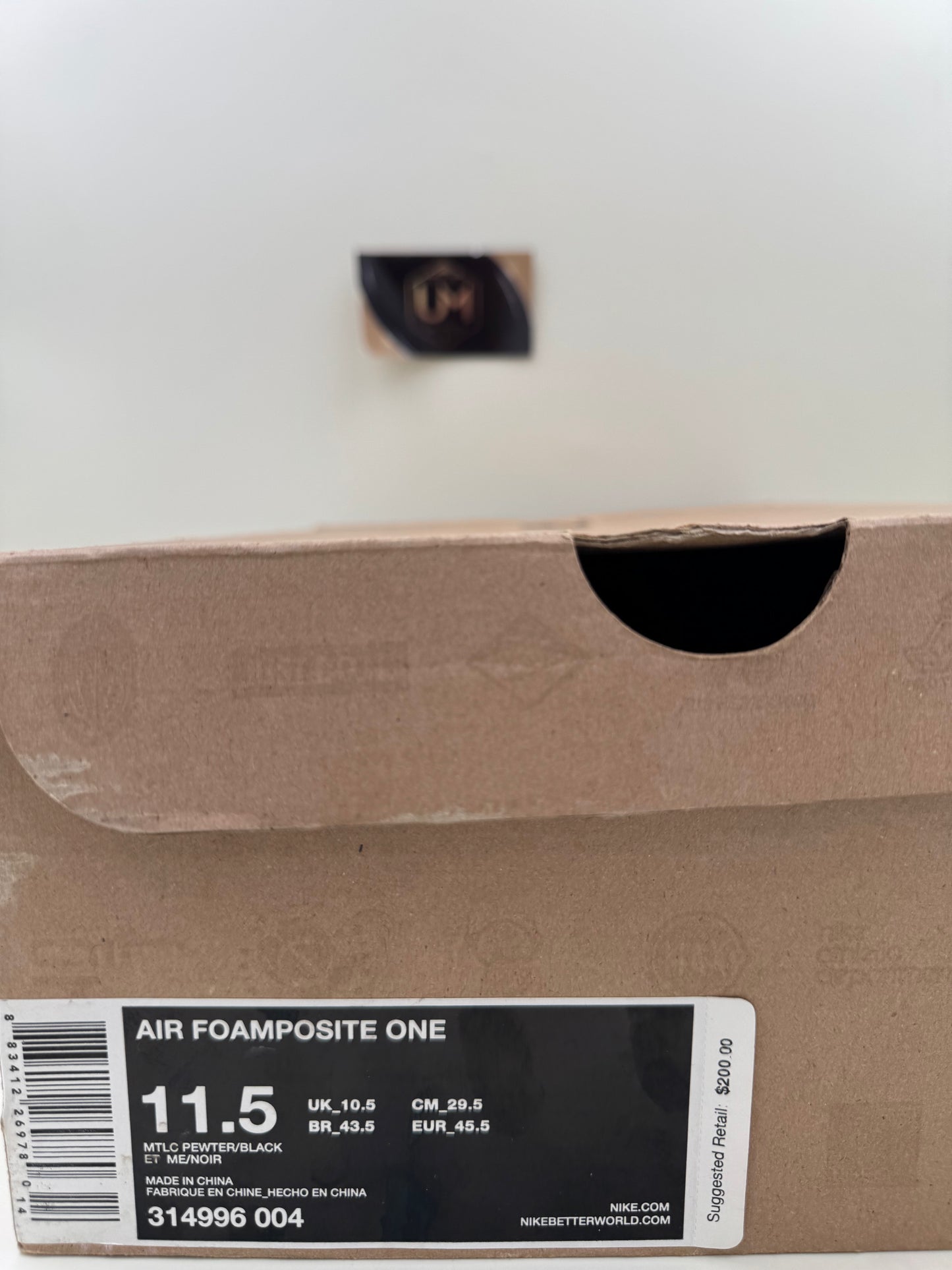 Nike Foamposite One ‘Pewter’ | Size 11.5