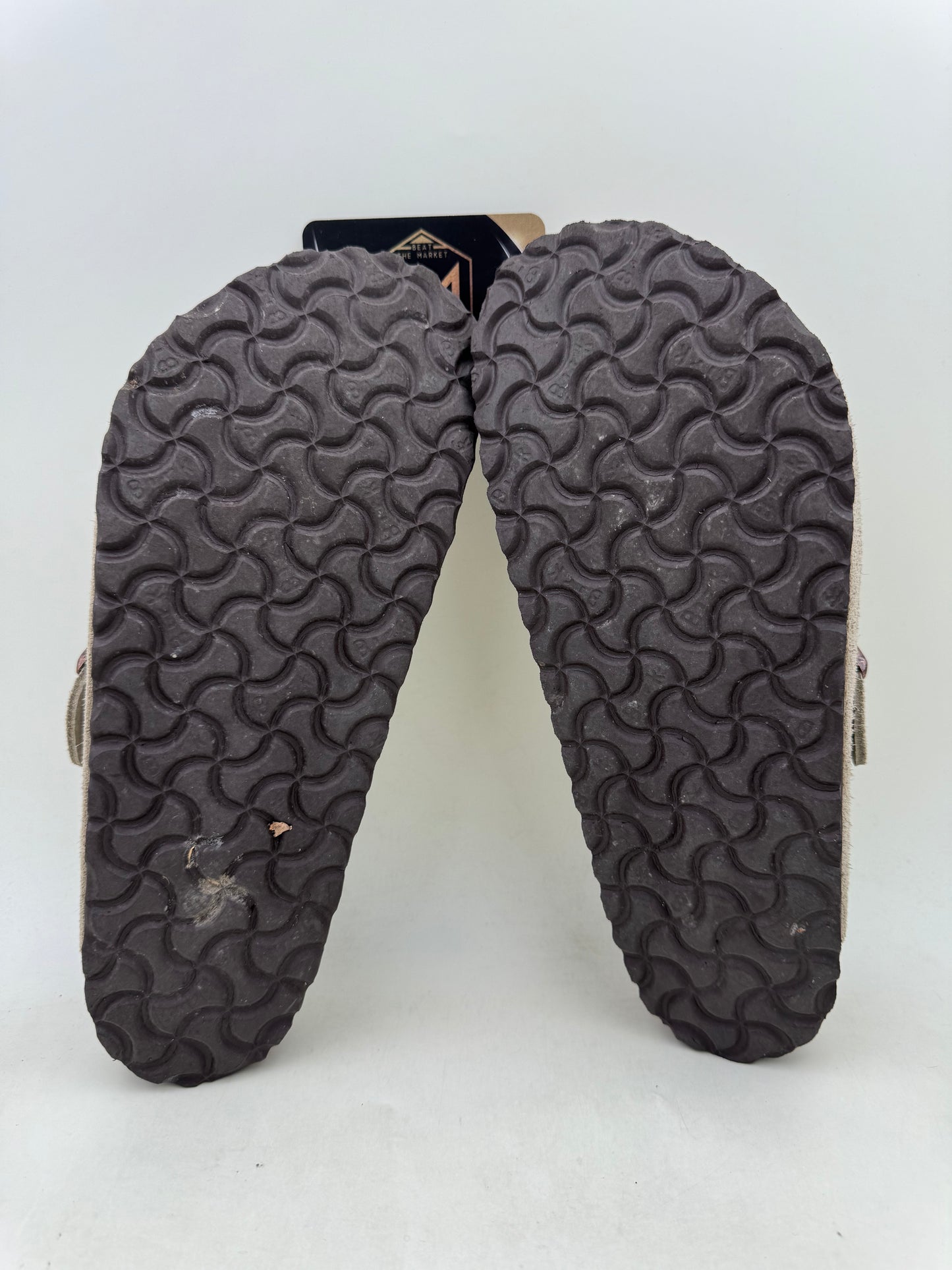 Birkenstock Boston Soft Footbed Suede Narrow 'Taupe' | Size 41