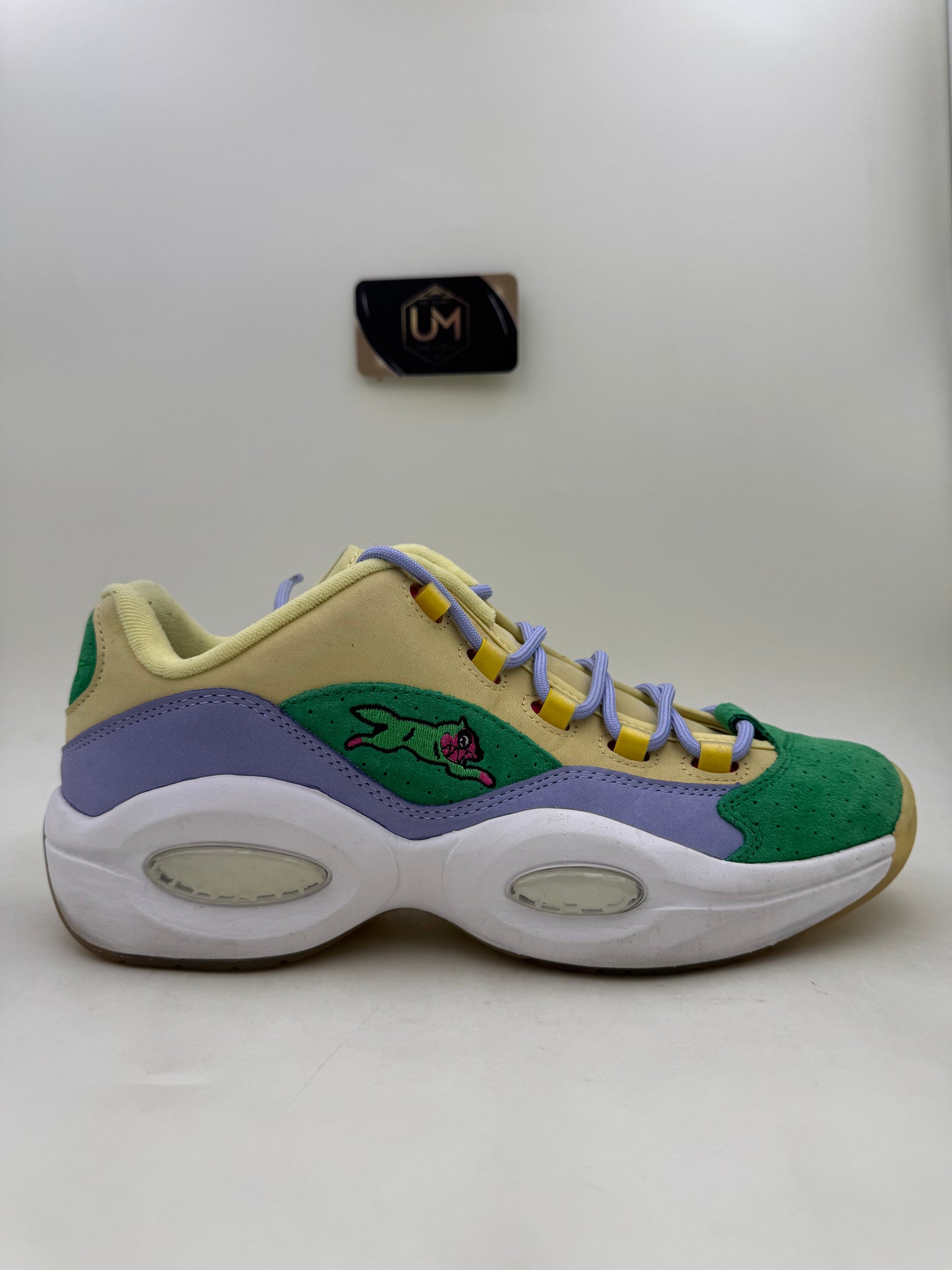 BBC Ice Cream x Reebok Question Low ‘Yellow Lilac Glow’ | Size 10.5