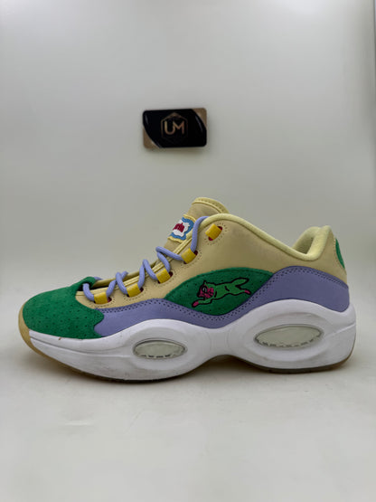 BBC Ice Cream x Reebok Question Low ‘Yellow Lilac Glow’ | Size 10.5